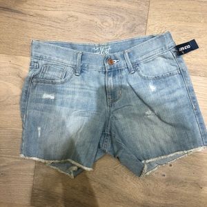 Denim shorts